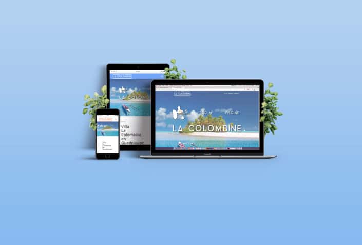 site web responsive villa